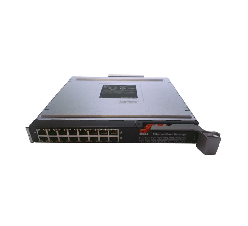 0MU981 | Dell M1000E 16-Port Ethernet Pass-through Module for PowerEdge 0MU981 | Dell M1000E 16-Port Ethernet Pass-through Module for PowerEdge