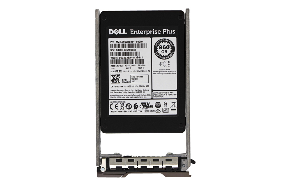 WXVRK | Dell 960GB SAS 12Gb/s 2.5-inch Solid State Drive SSD for Compellent Storage