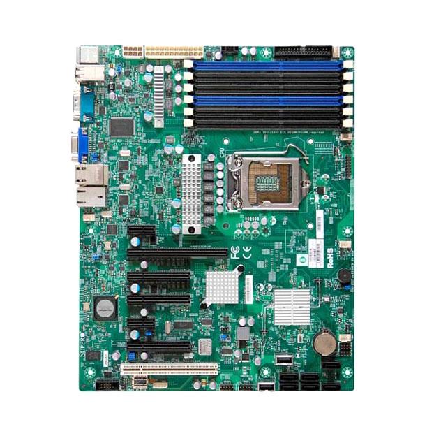 X8SIA-B | SuperMicro Intel 3420 Chipset Core i3/ Xeon X3400/ L3400/ Pentium G6950/ Celeron G1101 Series Processors Support Socket LGA1156 ATX Server M