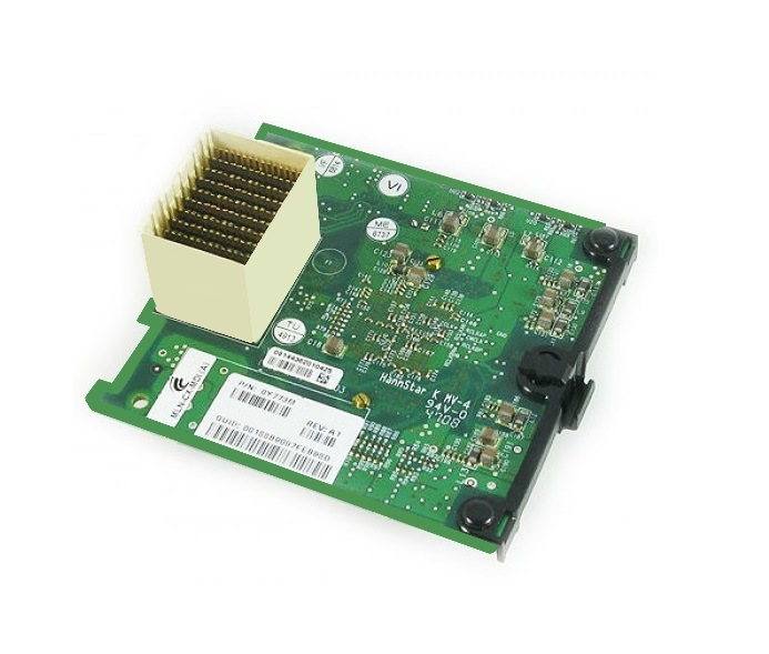 Y773M | Dell Mellanox Connect X Dual Port Infiniband Mezzanine Card Y773M | Dell Mellanox Connect X Dual Port Infiniband Mezzanine Card