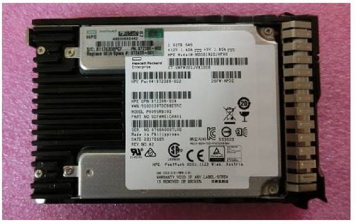 MO001920JWFWU | HPE 1.92tb Sas 12gbps Read Intensive 2.5 Sff Mlc Hot Swap Sc Digitally Signed Firmware Solid State Drive For Proliant Gen9 And Gen10 Servers