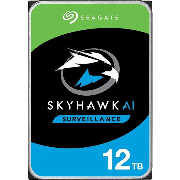 ST12000VE001 | SEAGATE Skyhawk Ai 12tb 7200rpm Sata-6gbps 256mb Buffer 512e 3.5 Internal Hard Disk Drive Designed For Artificial Intelligence (ai) Enabled Video Surveillance Solutions