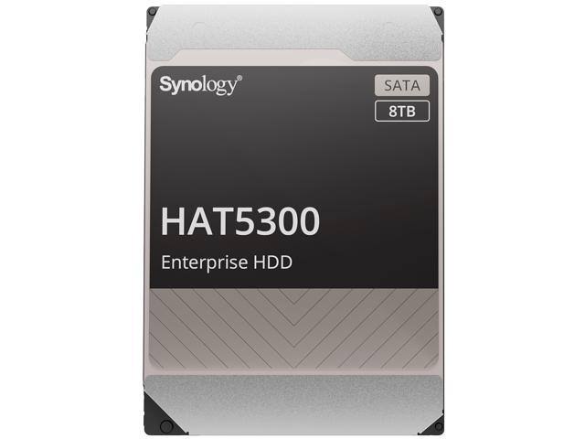 HAT5300-8T | SYNOLOGY 8TB Hat5300-8t Sata 6gbps 3.5 7200 Rpm, 512e, Buffer 256mb, Internal Enterprise Hard Disk Drive