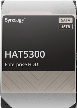 HAT5300-16T | SYNOLOGY 16TB Hat5300-16t Sata 6gbps 3.5 7200 Rpm, 512e, Buffer 512mb, Internal Enterprise Hard Disk Drive