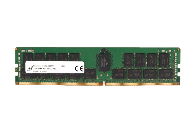 MTA9ASF2G72PZ-3G2B1 | MICRON 16gb (1x16gb) 3200mhz Pc4-25600 Cas-22 Ecc Registered Single Rank X4 Ddr4 Sdram 288-pin Rdimm Memory Module For Server