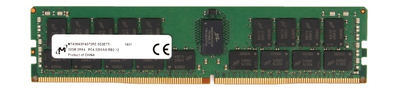 MTA18ASF4G72PZ-3G2E1 | MICRON 32gb (1x32gb) 3200mhz Pc4-25600 Cas-22 Ecc Registered Single Rank X4 Ddr4 Sdram 288-pin Rdimm Memory Module