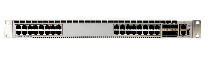 DCS-7050TX-48-F | ARISTA 7050x 32xrj45 (1/10gbase-t) & 4xqsfp+ Switch Front-to-rear Airflow And Dual Ac Power Supplies