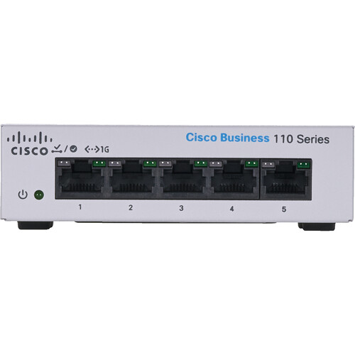 CBS110-5T-D | CISCO Business 110 Series 110-5t-d - Switch - 5 Ports - Unmanaged - Rack-mountable