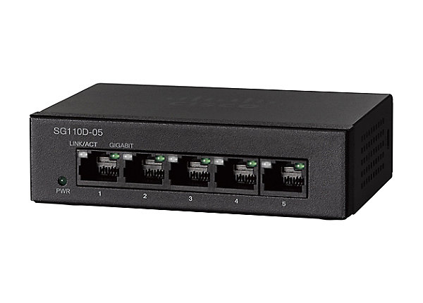 SG110D-05 | CISCO Small Business Sg110d-05 Unmanaged Switch - 5 Ethernet Ports