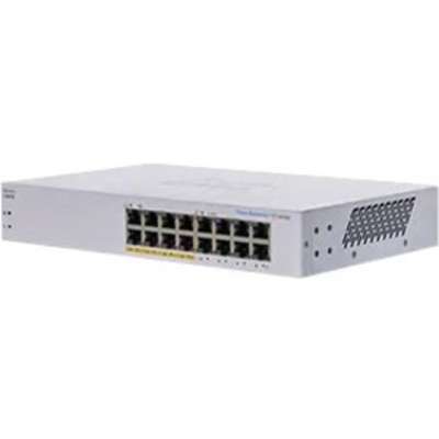 CBS110-16PP | CISCO 110 Cbs110-16pp Ethernet Switch - 16 Ports - 2 Layer Supported - 64 W Poe Budget - Twisted Pair - Poe Ports - Desktop, Wall Mount