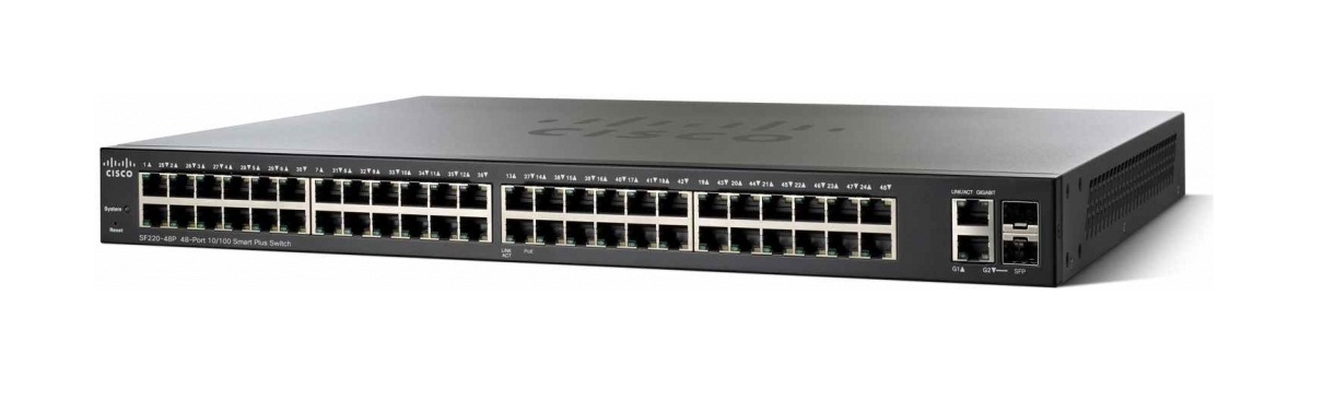 SF220-48P | CISCO Small Business Smart Plus - Switch - 48 Ports - Managed