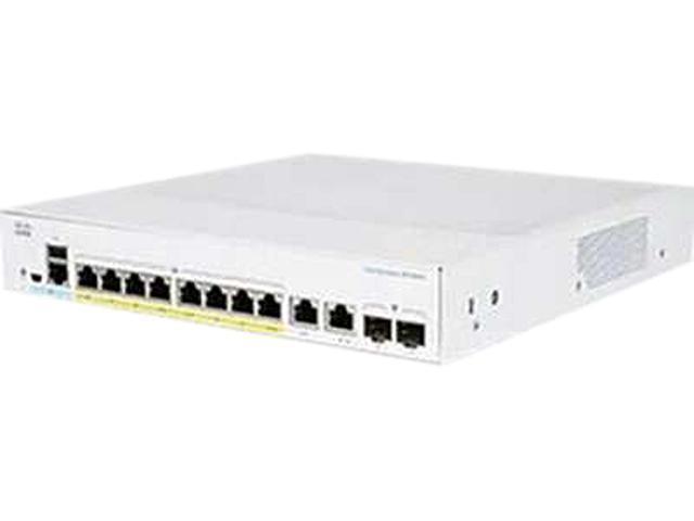 CBS350-8T-E-2G | CISCO 3 350 Series 350-8t-e-2g - Switch - L3 - Managed - 8 X 10/100/1000 + 2 X Combo Sfp