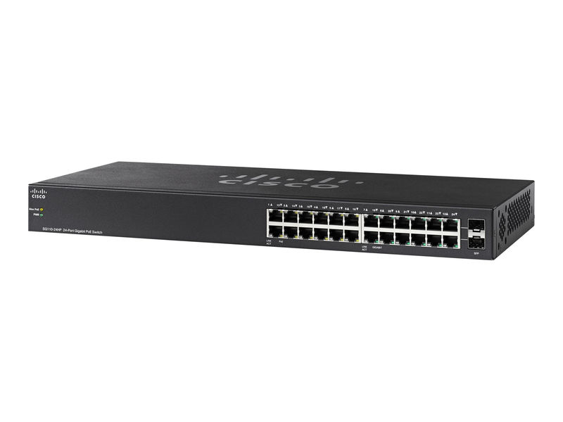 SG110-24HP | CISCO Small Business Sg110-24hp Unmanaged Switch - 12 Poe Ethernet Ports And 12 Ethernet Ports And 2 Combo Gigabit Sfp Ports