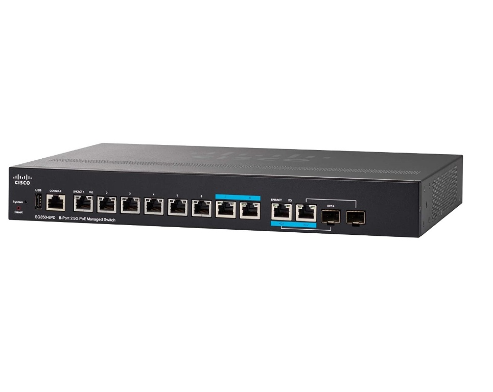 SG350-8PD-K9 | CISCO 8-port 2.5g Poe Managed Switch