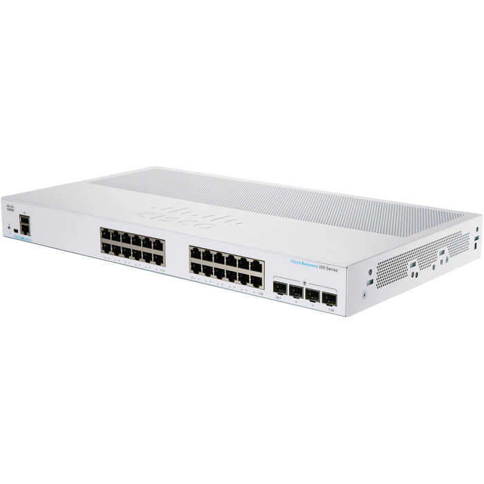 CBS350-24T-4G | CISCO - Cbs350-24t-4g Network Switch Managed L2/l3 Gigabit Ethernet (10/100/1000) + 4 X Sfp 24ports Switch