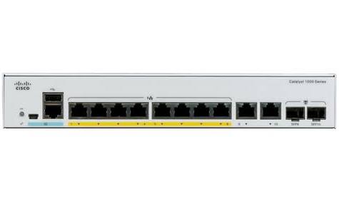 C1000-8P-E-2G-L | CISCO Catalyst C1000-8p Ethernet Switch - 8 Ports - Manageable