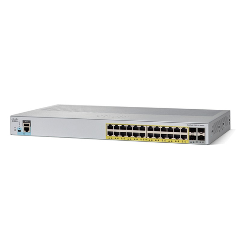 WS-C2960L-24PS-LL | CISCO Catalyst 2960l-24ps-ll Managed Switch - 24 Poe+ Ethernet Ports And 4 Gigabit Sfp Uplink Ports