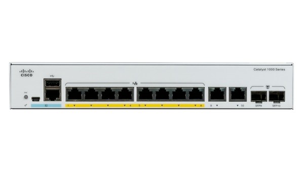 C1000-8FP-E-2G-L | CISCO CATALYST C1000-8fp-e-2g-l Network Switch Managed L2 Gigabit Ethernet (10/100/1000) Grey Power Over Ethernet (poe)