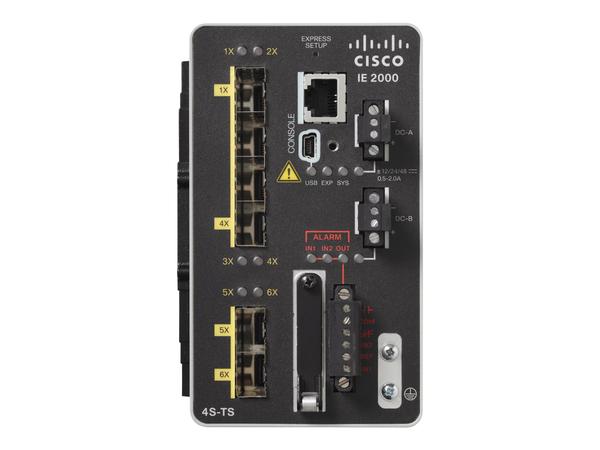 IE-2000-4S-TS-G-L | CISCO Industrial Ethernet 2000 Series Managed Switch - 4 Sfp Ports & 2 Gigabit Sfp Ports