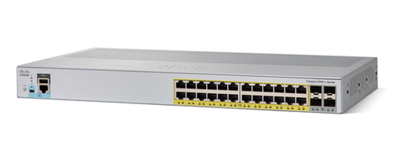 WS-C2960L-24TQ-LL | CISCO Catalyst 2960l-24tq-ll Managed Switch - 24 Ethernet Ports And 4 1/10 Gigabit Sfp+ Ports