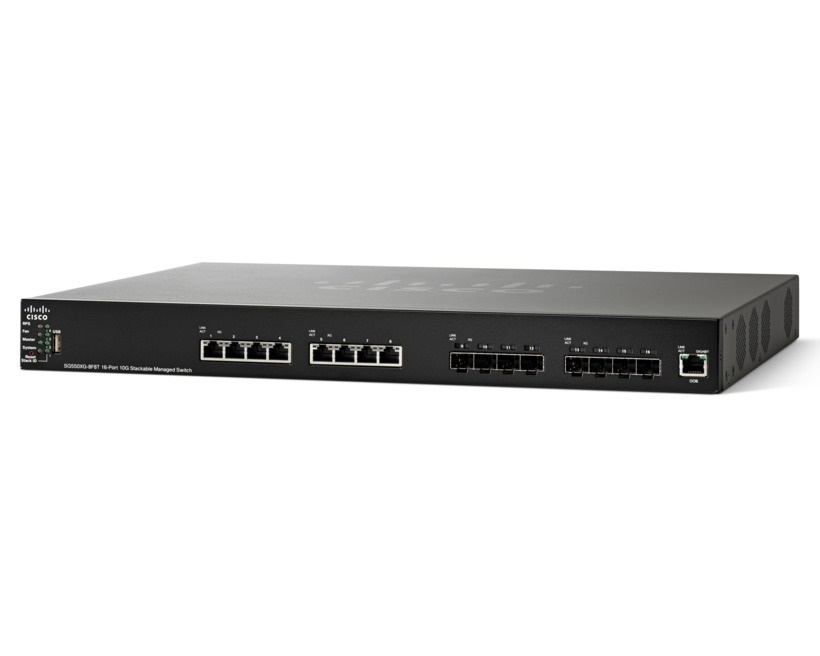 SX550X-16FT-K9 | CISCO 550x Series Sx550x-16ft - Switch - 16 Ports - Managed - Rack-mountable