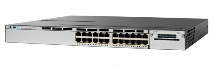 WS-C3850-24S-S | CISCO Catalyst 3850-24s-s Managed L3 Switch - 24 Gigabit Sfp Ports