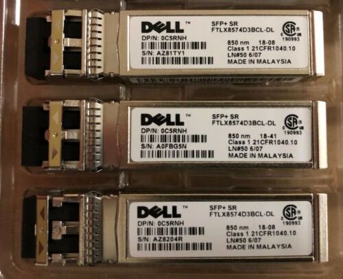 0C5RNH | DELL 10gbase-sr 850nm Sfp Sr Transceiver