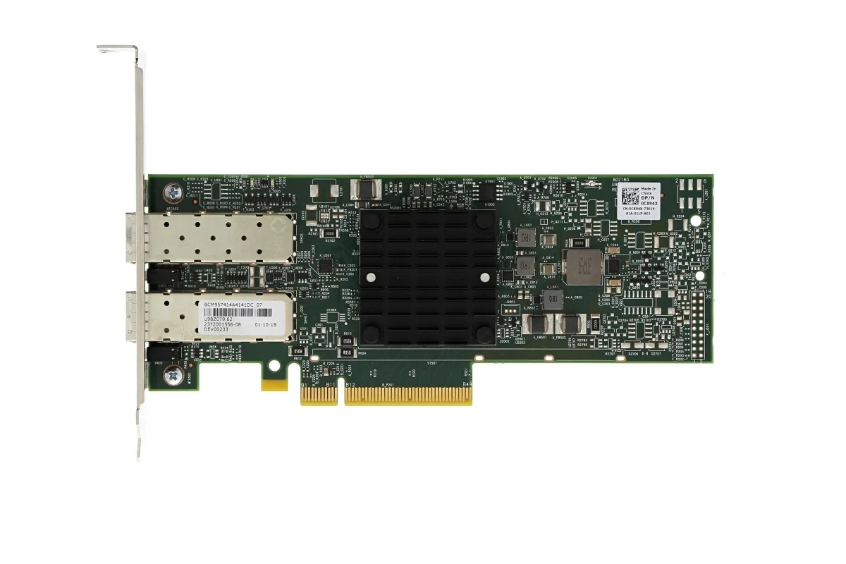 4RN58 | DELL Broadcom 57414 Dual Port 25gbe Sfp28 Network Adapter