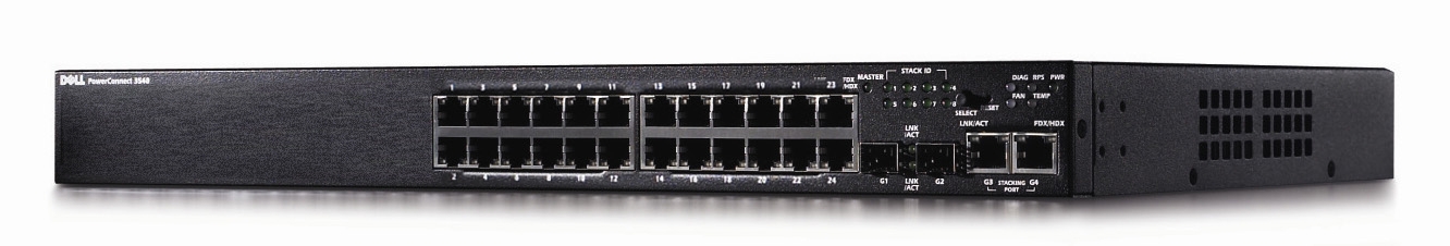 GB093 | DELL Networking N3024f Switch, 24 Ports , L3 , Managed, Stackable