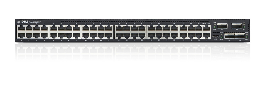 G7H58 | DELL Networking S4820t 48-port 10gbe, 4-port Qsfp Switch Includes Dual Power And Rails