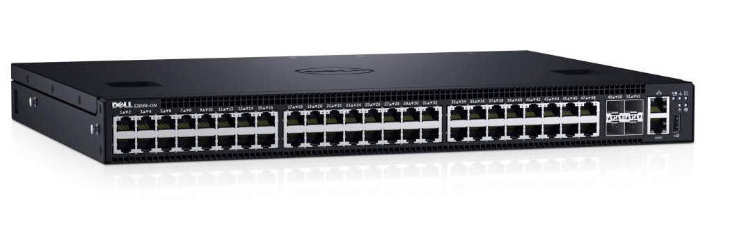 S3048-ON-RA | DELL Networking S3048-on 48x 1gbe 4x Sfp+ 10gbe Ports Stacking Psu To Io Air 1x Ac Psu