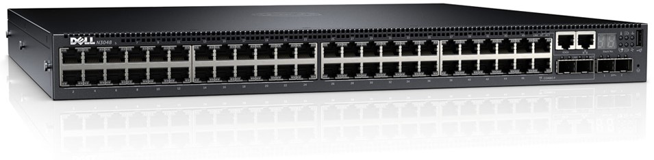 E05W002 | DELL Managed L3 Switch - 48 Poe+ Ethernet Ports And 2 10-gigabit Sfp+ Ports