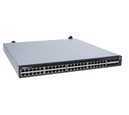 210-AHMV | DELL Networking S4048t-on 48x 10gbase-t And 6x 40gbe Qsfp+ Ports Psu To I/o Air 2x Ac Psu Os9