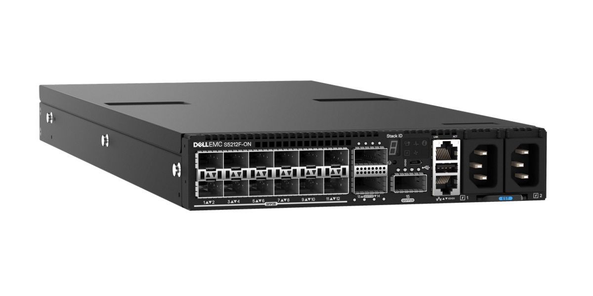 9MY5R | DELL EMC 210-aphv S5212f-on 12x 25gbe Sfp28 + 3x 100gbe Qsfp28 I/o To Psu Airflow Switch