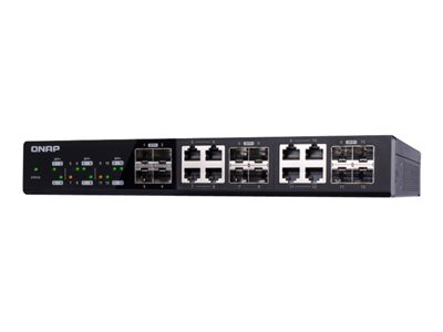 QSW-1208-8C-US | QNAP - Switch - 12 Ports - Unmanaged - Rack-mountable