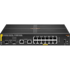 JL679A#ABA | HPE Aruba 6100 12g Class4 Poe 2g/2sfp+ 139w Switch - Switch - 16 Ports - Managed - Rack-mountable