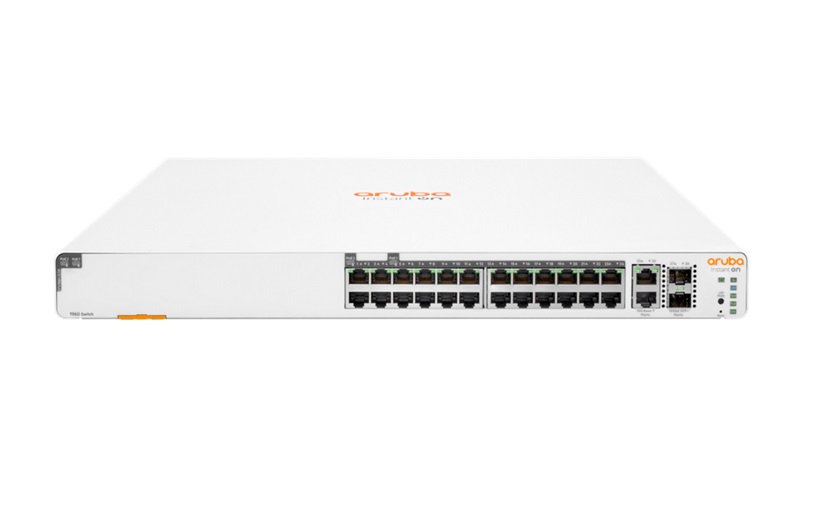JL807A#ABA | HPE Aruba Instant On 1960 24g 20p Class4 4p Class6 Poe 2xgt 2sfp+ 370w Switch - Switch - 24 Ports - Managed - Rack-mountable