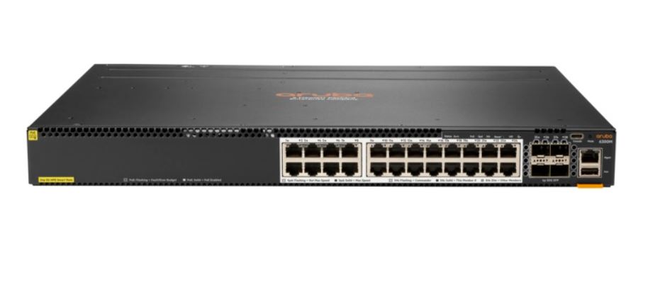 JL660-61101 | HPE Aruba 6300m 24-port Hpe Smart Rate 1/2.5/5gbe Class 6 Poe And 4-port Sfp56 Switch