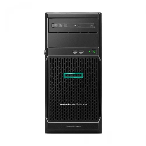 P06782-S01 | HPE Proliant Ml30 Gen10 - 1x Intel Xeon E-2124 / 3.3 Ghz, 16(1x16)gb Ddr4 Sdram, Smart Array S100i Sr Software Raid, Hp Nc332i 4lff, 1x 1350w Rps 4u Rack Server