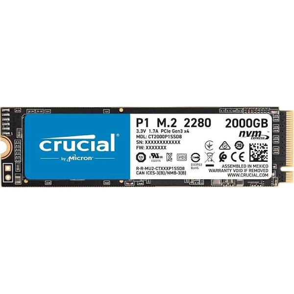 CT2000P1SSD8 | CRUCIAL P1 2tb Pcie G3 1x4 / Nvme M.2 2280 Internal Solid State Drive