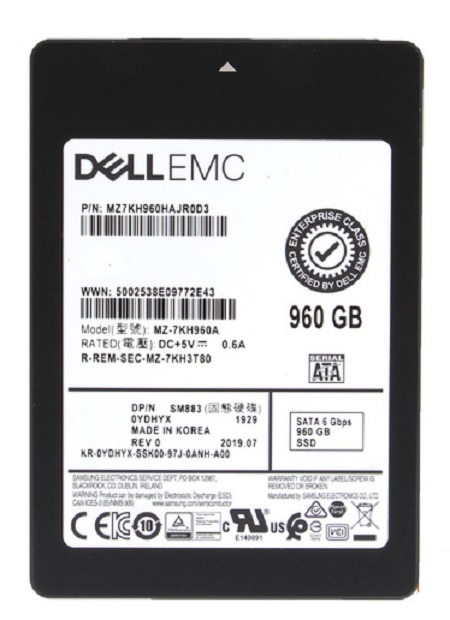 MZ7KH960HAJRAD3 | SAMSUNG Sm883 Series 960gb Sata 6gbps 2.5 Sff Mix Use Tcl Enterprise Internal Solid State Drive