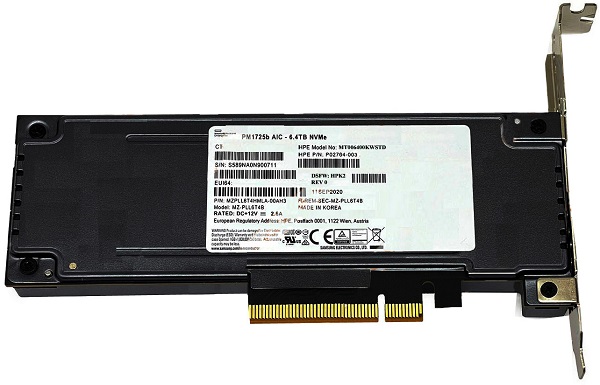 MZPLL6T4HMLA-00AH3 | SAMSUNG Pm1725b 6.4tb Pcie Card (hhhl) Pci Express 3.0 X8 (nvme) Internal Solid State Drive