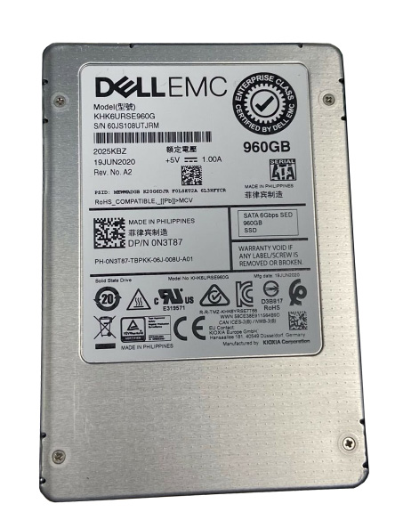 KHK6URSE960G | TOSHIBA Hk6 Series 960gb Sata 6gbps 2.5 Read Intensive Sed Tlc Enterprise Solid State Drive