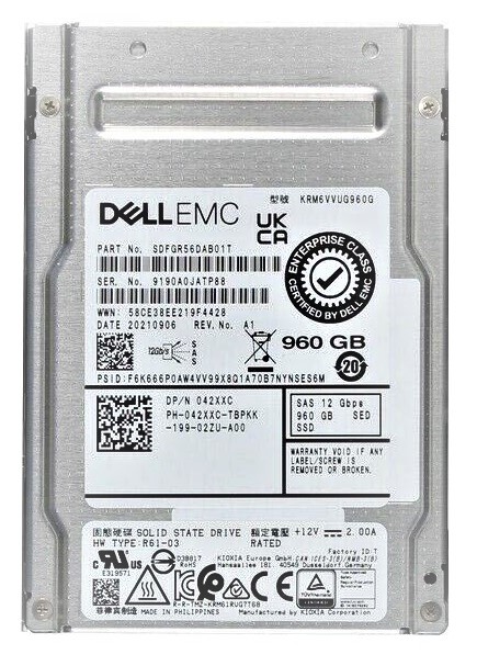 SDFG56DAB01T | TOSHIBA Rm6 Series 960gb Sas 12gbps 2.5 Mixed Use Bics Flash (tlc) Internal Solid State Drive