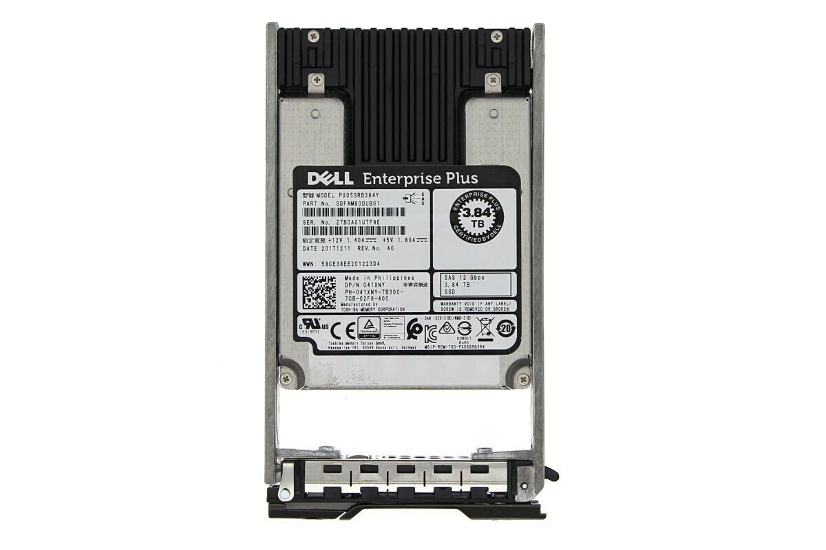 041XNY | DELL 3.84tb 2.5 Sas-12gbps Read Intensive Mlc 512n Hot-plug Enterprise Plus Solid State Drive Ssd For Compellent Storage System