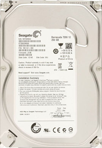 ST250DM000 | Seagate Barracuda 250GB 7200RPM SATA 6Gb/s 16MB Cache 3.5 Internal Hard Drive - NEW