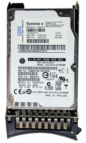 00AD079 | IBM 1.2TB 10000RPM SAS 6Gb/s 2.5 G2 Hot-pluggable Hard Drive - NEW