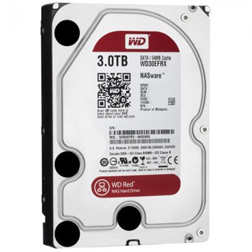 WD30EFRX | WD RED 3TB 5400RPM SATA 6Gb/s 64MB Cache 3.5 Internal NAS Hard Drive - NEW