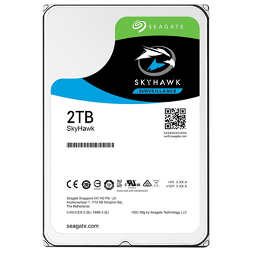 ST2000VX008 | Seagate SkyHawk Surveillance 2TB 7200RPM SATA 6Gb/s 64MB Cache 3.5 Internal Hard Drive - NEW