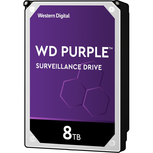 WD82PURZ | WD PURPLE 8TB 7200RPM SATA 6Gb/s 256MB Cache 3.5 Internal Surveillance Hard Drive - NEW